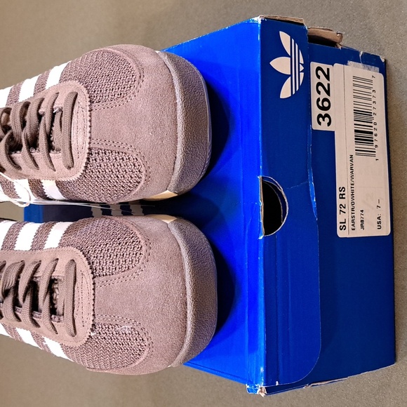 Adidas SL 72 RS Sneakers - Color: Brown / White - Size: Men 7.5 - Picture 4 of 10